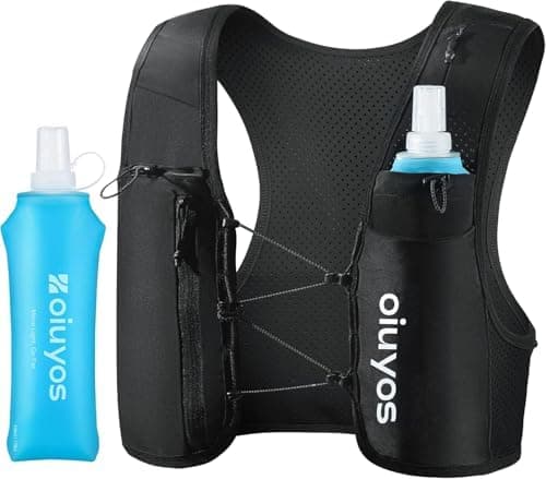 Running Vest for Women Men - Adjustable Chest Straps Running Hydration Vest with...