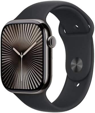 Apple Watch Series 10 [GPS + Cellular 46mm case] Smartwatch with Slate Titanium ...