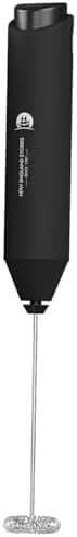 Powerful Milk Frother Wand - Mini Handheld Milk Frother with Stainless Steel Whi...