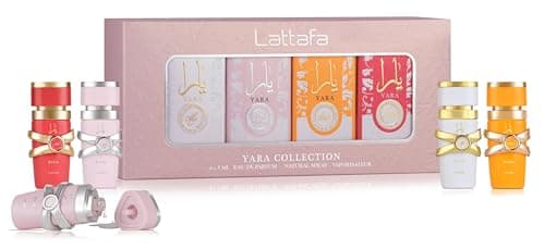 Lattafa Yara Collection – 4 × 5 ml Eau de Parfum Gift Set for Women (Yara + Yara...