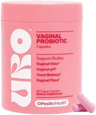O Positiv URO Vaginal Probiotics for Women pH Balance with Prebiotics & Lactobac...