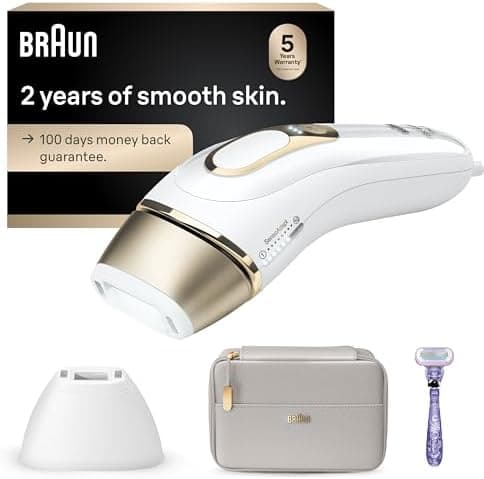 Braun IPL, Silk·Expert Pro 5, IPL Hair Removal for Women and Men, Permanent Lase...