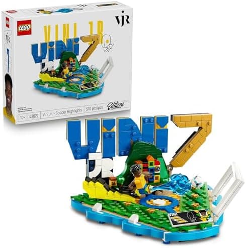 LEGO Editions Vini Jr. – Soccer Highlights - Building Set for Boys & Girls, Ages...